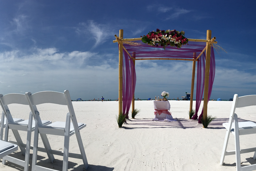 Lido Key Beach Wedding