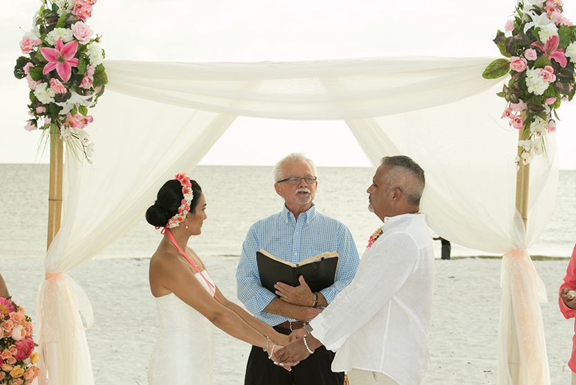 beach wedding officiant